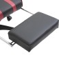 vidaXL Silla gaming con reposapiés cuero sintético color vino tinto vidaXL Silla gaming con reposapiés cuero sintético color vino tinto
