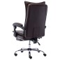 vidaXL Silla de oficina de cuero sintético marrón vidaXL Silla de oficina de cuero sintético marrón