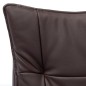 vidaXL Silla de oficina de cuero sintético marrón vidaXL Silla de oficina de cuero sintético marrón