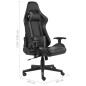 vidaXL Silla gaming giratoria PVC gris vidaXL Silla gaming giratoria PVC gris