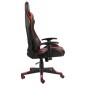 vidaXL Silla gaming giratoria PVC rojo vidaXL Silla gaming giratoria PVC rojo