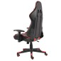 vidaXL Silla gaming giratoria PVC rojo vidaXL Silla gaming giratoria PVC rojo