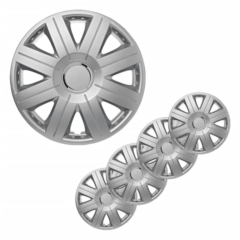 ProPlus Juego de tapacubos 4 unidades Cosmos plateado 13" ProPlus Juego de tapacubos 4 unidades Cosmos plateado 13"