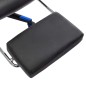 vidaXL Silla de gaming con reposapiés cuero sintético negro y azul vidaXL Silla de gaming con reposapiés cuero sintético negro y azul