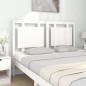 vidaXL Cabecero de cama madera maciza de pino blanco 140,5x4x100 cm vidaXL Cabecero de cama madera maciza de pino blanco 140,5x4x100 cm