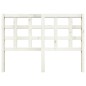 vidaXL Cabecero de cama madera maciza de pino blanco 140,5x4x100 cm