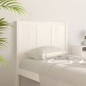 vidaXL Cabecero de cama madera maciza de pino blanco 80,5x4x100 cm vidaXL Cabecero de cama madera maciza de pino blanco 80,5x4x100 cm