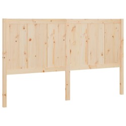 vidaXL Cabecero de cama madera maciza de pino 165,5x4x100 cm