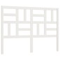 vidaXL Cabecero de cama madera maciza de pino blanco 156x4x104 cm
