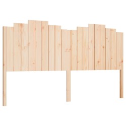 vidaXL Cabecero de cama madera maciza de pino 186x4x110 cm