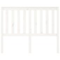 vidaXL Cabecero de cama madera maciza de pino blanco 141x6x101 cm vidaXL Cabecero de cama madera maciza de pino blanco 141x6x101 cm