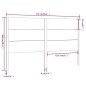 vidaXL Cabecero madera maciza de pino 141x4x100 cm vidaXL Cabecero madera maciza de pino 141x4x100 cm