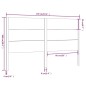 vidaXL Cabecero madera maciza de pino 146x4x100 cm vidaXL Cabecero madera maciza de pino 146x4x100 cm