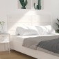 vidaXL Cabecero madera maciza de pino blanco 186x4x100 cm