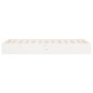 vidaXL Estructura de cama individual madera maciza blanca 90x190 cm vidaXL Estructura de cama individual madera maciza blanca 90x190 cm