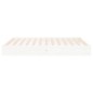 vidaXL Estructura de cama Super King madera maciza blanco 180x200 cm vidaXL Estructura de cama Super King madera maciza blanco 180x200 cm