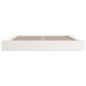 vidaXL Estructura cama de madera maciza blanca super king 180x200 cm vidaXL Estructura cama de madera maciza blanca super king 180x200 cm