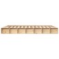 vidaXL Estructura de cama de madera maciza 140x200 cm vidaXL Estructura de cama de madera maciza 140x200 cm