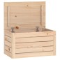 vidaXL Caja de almacenaje madera maciza de pino 59,5x36,5x33 cm vidaXL Caja de almacenaje madera maciza de pino 59,5x36,5x33 cm
