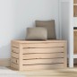 vidaXL Caja de almacenaje madera maciza de pino 59,5x36,5x33 cm vidaXL Caja de almacenaje madera maciza de pino 59,5x36,5x33 cm