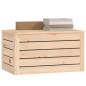 vidaXL Caja de almacenaje madera maciza de pino 59,5x36,5x33 cm vidaXL Caja de almacenaje madera maciza de pino 59,5x36,5x33 cm