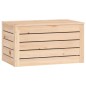 vidaXL Caja de almacenaje madera maciza de pino 59,5x36,5x33 cm vidaXL Caja de almacenaje madera maciza de pino 59,5x36,5x33 cm