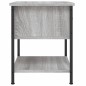 vidaXL Mesitas noche 2 uds madera ingeniería gris Sonoma 34x35,5x45 cm vidaXL Mesitas noche 2 uds madera ingeniería gris Sonoma 34x35,5x45 cm