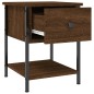 vidaXL Mesita noche 2 uds madera ingeniería marrón roble 34x35,5x45 cm vidaXL Mesita noche 2 uds madera ingeniería marrón roble 34x35,5x45 cm