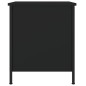 vidaXL Mesita de noche madera de ingeniería negro 40x42x50 cm vidaXL Mesita de noche madera de ingeniería negro 40x42x50 cm