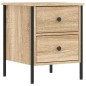 vidaXL Mesitas noche 2 uds madera ingeniería roble Sonoma 40x42x50 cm vidaXL Mesitas noche 2 uds madera ingeniería roble Sonoma 40x42x50 cm