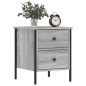 vidaXL Mesita de noche 2 uds madera ingeniería gris Sonoma 40x42x50 cm vidaXL Mesita de noche 2 uds madera ingeniería gris Sonoma 40x42x50 cm