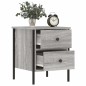 vidaXL Mesita de noche 2 uds madera ingeniería gris Sonoma 40x42x50 cm vidaXL Mesita de noche 2 uds madera ingeniería gris Sonoma 40x42x50 cm