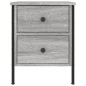 vidaXL Mesita de noche 2 uds madera ingeniería gris Sonoma 40x42x50 cm vidaXL Mesita de noche 2 uds madera ingeniería gris Sonoma 40x42x50 cm