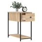 vidaXL Mesitas noche 2 uds madera ingeniería roble Sonoma 30x60x60 cm vidaXL Mesitas noche 2 uds madera ingeniería roble Sonoma 30x60x60 cm
