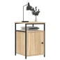 vidaXL Mesita de noche madera contrachapada roble sonoma 40x42x60 cm vidaXL Mesita de noche madera contrachapada roble sonoma 40x42x60 cm