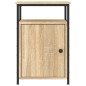 vidaXL Mesita de noche madera contrachapada roble sonoma 40x42x60 cm vidaXL Mesita de noche madera contrachapada roble sonoma 40x42x60 cm