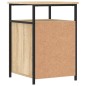 vidaXL Mesita de noche madera contrachapada roble sonoma 40x42x60 cm vidaXL Mesita de noche madera contrachapada roble sonoma 40x42x60 cm