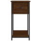 vidaXL Mesita de noche madera de ingeniería marrón roble 30x60x60 cm vidaXL Mesita de noche madera de ingeniería marrón roble 30x60x60 cm