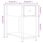 vidaXL Mesita de noche madera de ingeniería marrón roble 30x60x60 cm vidaXL Mesita de noche madera de ingeniería marrón roble 30x60x60 cm