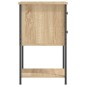vidaXL Mesitas noche 2 uds madera ingeniería roble Sonoma 32x42x70 cm