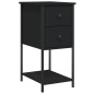 vidaXL Mesitas de noche 2 uds madera de ingeniería negro 32x42x70 cm vidaXL Mesitas de noche 2 uds madera de ingeniería negro 32x42x70 cm