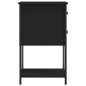 vidaXL Mesitas de noche 2 uds madera de ingeniería negro 32x42x70 cm vidaXL Mesitas de noche 2 uds madera de ingeniería negro 32x42x70 cm