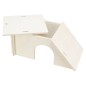 TRIXIE Casa para roedores Bent madera 40x18x23 cm TRIXIE Casa para roedores Bent madera 40x18x23 cm