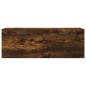 vidaXL Armario de pared madera ingeniería roble ahumado 100x36,5x35 cm vidaXL Armario de pared madera ingeniería roble ahumado 100x36,5x35 cm