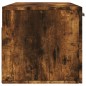 vidaXL Armario de pared madera ingeniería roble ahumado 100x36,5x35 cm vidaXL Armario de pared madera ingeniería roble ahumado 100x36,5x35 cm