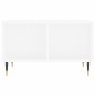 vidaXL Mesa de centro madera contrachapada blanco 60x50x36,5 cm vidaXL Mesa de centro madera contrachapada blanco 60x50x36,5 cm