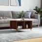 vidaXL Mesa de centro madera contrachapada marrón roble 60x50x36,5 cm vidaXL Mesa de centro madera contrachapada marrón roble 60x50x36,5 cm
