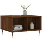 vidaXL Mesa de centro madera contrachapada marrón roble 60x50x36,5 cm vidaXL Mesa de centro madera contrachapada marrón roble 60x50x36,5 cm