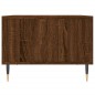 vidaXL Mesa de centro madera contrachapada marrón roble 60x50x36,5 cm vidaXL Mesa de centro madera contrachapada marrón roble 60x50x36,5 cm