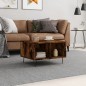 vidaXL Mesa de centro madera contrachapada roble ahumado 60x50x36,5 cm vidaXL Mesa de centro madera contrachapada roble ahumado 60x50x36,5 cm
